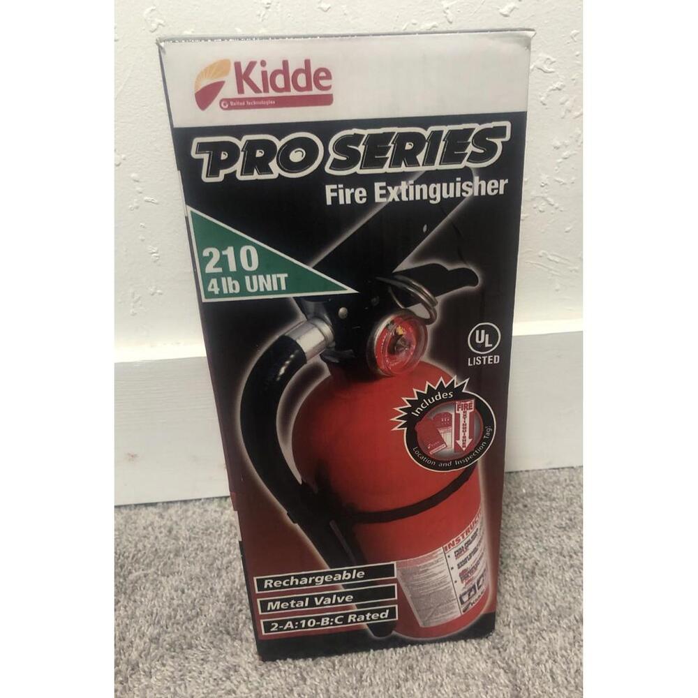 Pro Series Kidde 210 Fire Extinguisher 4lb, 2-A, 10-B:C